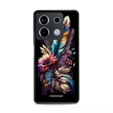 obrázek produktu Prémiový lesklý kryt Glossy na mobil Xiaomi Redmi Note 13 Pro 5G / Poco X6 5G - G011G Kytice s pírkem