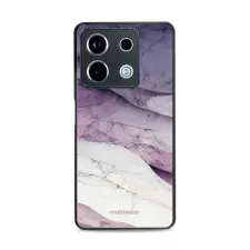 obrázek produktu Prémiový lesklý kryt Glossy na mobil Xiaomi Redmi Note 13 Pro 5G / Poco X6 5G - G028G - Bílý a fialový mramor