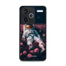 obrázek produktu Prémiový lesklý kryt Glossy na mobil Xiaomi Redmi Note 13 Pro Plus 5G - G002G Astronaut v růžích