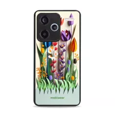 obrázek produktu Prémiový lesklý kryt Glossy na mobil Xiaomi Redmi Note 13 Pro Plus 5G - G015G Barevné květinky