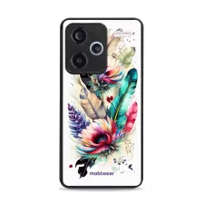 obrázek produktu Prémiový lesklý kryt Glossy na mobil Xiaomi Redmi Note 13 Pro Plus 5G - G017G Pírka a květy