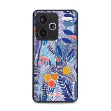 obrázek produktu Prémiový lesklý kryt Glossy na mobil Xiaomi Redmi Note 13 Pro Plus 5G - G037G - Modrá květena