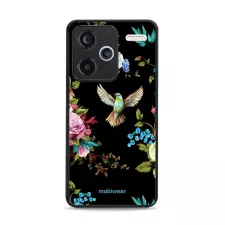 obrázek produktu Prémiový lesklý kryt Glossy na mobil Xiaomi Redmi Note 13 Pro Plus 5G - G041G - Ptáček a květy