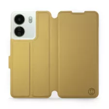 obrázek produktu Flip pouzdro na mobil Xiaomi Redmi 13C - C_GOS Gold&Gray