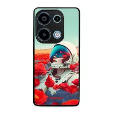 obrázek produktu Prémiový lesklý kryt Glossy - Xiaomi Redmi Note 13 Pro 4G / Poco M6 Pro 4G - G001G Astronautka v květech