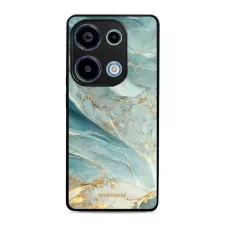 obrázek produktu Prémiový lesklý kryt Glossy - Xiaomi Redmi Note 13 Pro 4G / Poco M6 Pro 4G - G022G Zelenkavý a zlatavý mramor