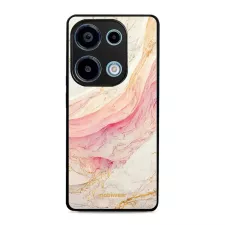 obrázek produktu Prémiový lesklý kryt Glossy - Xiaomi Redmi Note 13 Pro 4G / Poco M6 Pro 4G - G027G - Růžový a zlatavý mramor