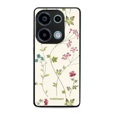 obrázek produktu Prémiový lesklý kryt Glossy - Xiaomi Redmi Note 13 Pro 4G / Poco M6 Pro 4G - G035G - Tenké rostlinky s květy