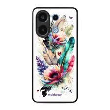 obrázek produktu Prémiový lesklý kryt Glossy na mobil Xiaomi Redmi Note 13 4G - G017G Pírka a květy