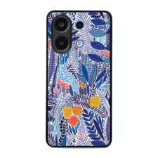 obrázek produktu Prémiový lesklý kryt Glossy na mobil Xiaomi Redmi Note 13 4G - G037G - Modrá květena