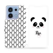 obrázek produktu Flip pouzdro na mobil Xiaomi Redmi Note 13 4G - M030P Panda Amálka