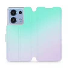 obrázek produktu Flip pouzdro na mobil Xiaomi Redmi Note 13 4G - VP63S Mátový a fialový odstín