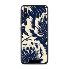 obrázek produktu Prémiový lesklý kryt Glossy - Xiaomi Redmi 9A / 9AT - GA40G Modré a béžové květy