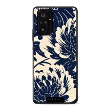 obrázek produktu Prémiový lesklý kryt Glossy - Xiaomi Redmi Note 10 pro - GA40G Modré a béžové květy