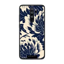 obrázek produktu Prémiový lesklý kryt Glossy - Xiaomi Redmi Note 8 Pro - GA40G Modré a béžové květy