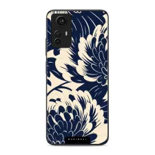 obrázek produktu Prémiový lesklý kryt Glossy - Xiaomi Redmi Note 12S - GA40G Modré a béžové květy