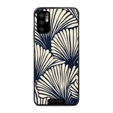 obrázek produktu Prémiový lesklý kryt Glossy - Xiaomi Redmi Note 10 5G - GA41G Béžové květy na modré