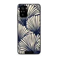 obrázek produktu Prémiový lesklý kryt Glossy - Xiaomi Redmi Note 10 / 10S - GA41G Béžové květy na modré