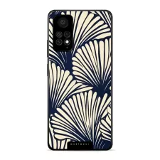 obrázek produktu Prémiový lesklý kryt Glossy - Xiaomi Redmi Note 11 Pro 5G - GA41G Béžové květy na modré