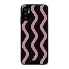 obrázek produktu Prémiový lesklý kryt Glossy - Xiaomi Redmi Note 10 5G - GA54G Fialové vlnky