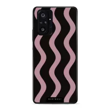 obrázek produktu Prémiový lesklý kryt Glossy - Xiaomi Redmi Note 10 pro - GA54G Fialové vlnky