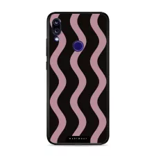 obrázek produktu Prémiový lesklý kryt Glossy - Xiaomi Redmi Note 7 - GA54G Fialové vlnky