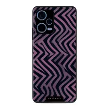 obrázek produktu Prémiový lesklý kryt Glossy - Xiaomi Redmi Note 12 Pro Plus 5G - GA55G Fialové klikyháky