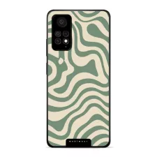 obrázek produktu Prémiový lesklý kryt Glossy - Xiaomi Redmi Note 11 Pro 5G - GA57G Zelené a béžové zkrouceniny