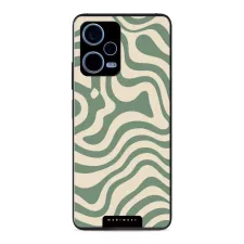 obrázek produktu Prémiový lesklý kryt Glossy - Xiaomi Redmi Note 12 Pro Plus 5G - GA57G Zelené a béžové zkrouceniny