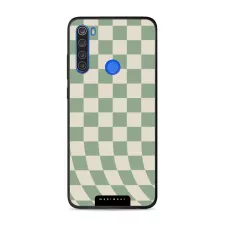 obrázek produktu Prémiový lesklý kryt Glossy - Xiaomi Redmi Note 8T - GA58G Zelená a béžová šachovnice