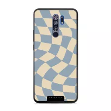 obrázek produktu Prémiový lesklý kryt Glossy - Xiaomi Redmi 9 - GA59G Modrá a béžová šachovnice