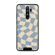 obrázek produktu Prémiový lesklý kryt Glossy - Xiaomi Redmi Note 8 Pro - GA59G Modrá a béžová šachovnice