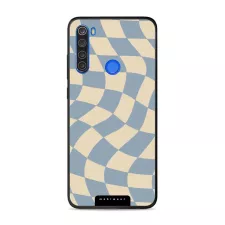 obrázek produktu Prémiový lesklý kryt Glossy - Xiaomi Redmi Note 8T - GA59G Modrá a béžová šachovnice