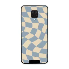 obrázek produktu Prémiový lesklý kryt Glossy - Xiaomi Redmi Note 9 Pro / Note 9S - GA59G Modrá a béžová šachovnice