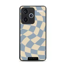 obrázek produktu Prémiový lesklý kryt Glossy - Xiaomi Redmi Note 13 Pro Plus - GA59G Modrá a béžová šachovnice