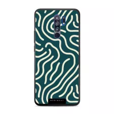 obrázek produktu Prémiový lesklý kryt Glossy - Xiaomi Redmi 9 - GA61G Béžové linky