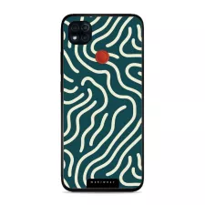 obrázek produktu Prémiový lesklý kryt Glossy - Xiaomi Redmi 9C - GA61G Béžové linky