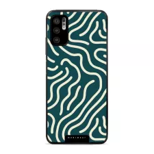 obrázek produktu Prémiový lesklý kryt Glossy - Xiaomi Redmi Note 10 5G - GA61G Béžové linky