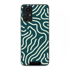 obrázek produktu Prémiový lesklý kryt Glossy - Xiaomi Redmi Note 12S - GA61G Béžové linky