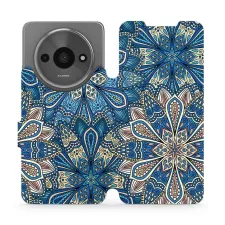 obrázek produktu Knížkové flip pouzdro - Xiaomi Redmi A3 - V108P Modré mandala květy