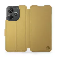 obrázek produktu Knížkové flip pouzdro - Xiaomi Redmi 13 - C_GOP Gold&Orange