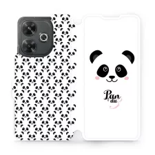 obrázek produktu Knížkové flip pouzdro - Xiaomi Redmi 13 - M030P Panda Amálka