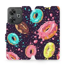 obrázek produktu Knížkové flip pouzdro - Xiaomi Redmi 13 - VP19S Donutky