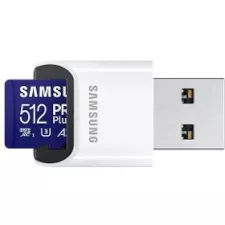 obrázek produktu MicroSDXC 512GB PRO Plus+USB adp SAMSUNG