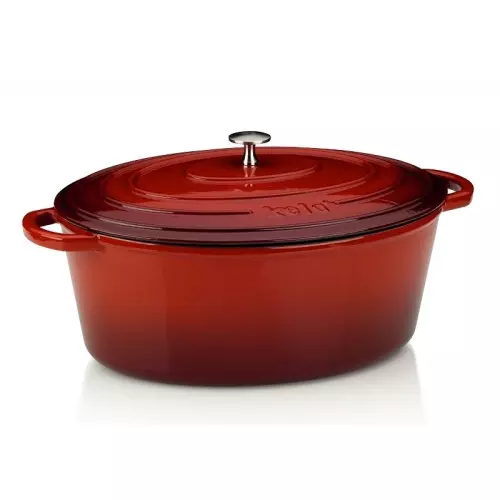 obrázek produktu KELA Pekáč litinový s poklicí CALIDO 35 x 28,5 cm červená KL-11943