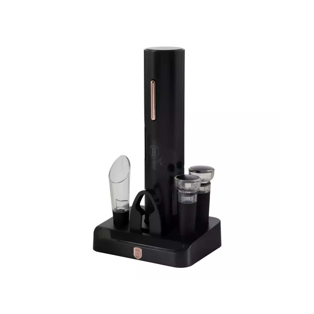 Obrázek produktu BERLINGERHAUS Dárková sada na otevírání vína 6 v 1, Black Rose collection BH-9653