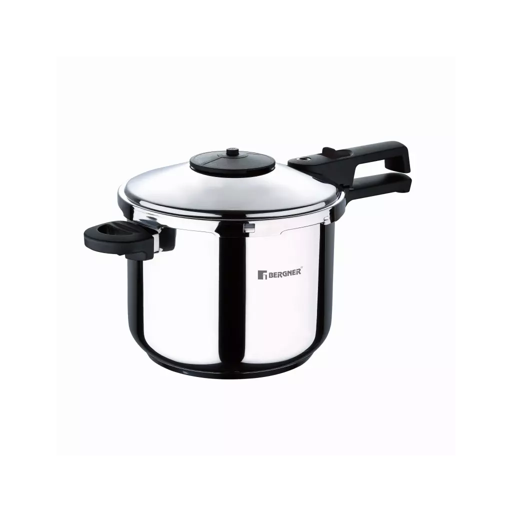 Obrázek produktu BERGNER Tlakový hrnec CRETA nerez 6 litrů, 22 cm BG-4448-MM