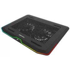 obrázek produktu DEEPCOOL chladič notebooku N80 RGB / do 17" / 2x140mm fan / RGB podsvícení / 2xUSB 3.0