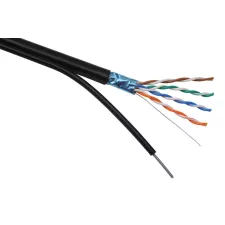 obrázek produktu Solarix Kabel FTP PE drát c5e  venkovní, samonosný, 305m