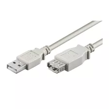 obrázek produktu PremiumCord prodlužovací kabel USB2.0 A-A (A-M/A-F)/ 5m/ šedé